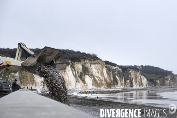 Après les tempêtes Ciara, Ines et Dennis sur le littoral Normand