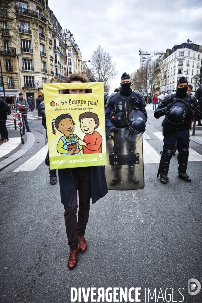 Manifestation contre la reforme des retraites 20 fevrier 2020