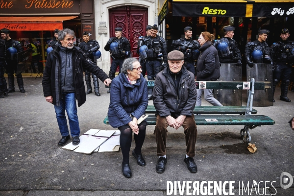 Manifestation contre la reforme des retraites 20 fevrier 2020