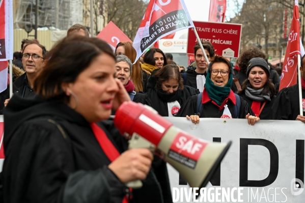 Avocats. Manifestation contre la réforme des retraites