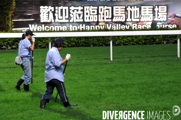 L hippodrome d Happy Valley, Hong Kong