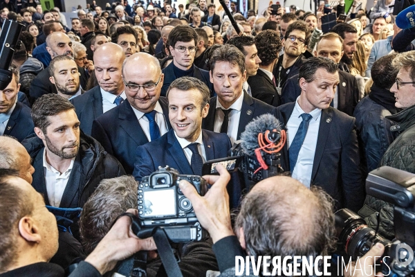 Emmanuel Macron au Salon de l Agriculture 2020