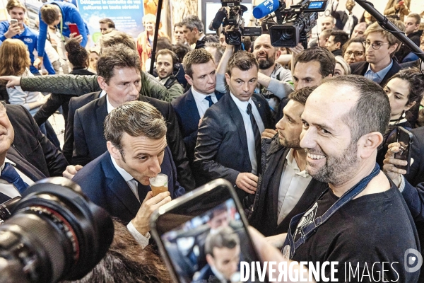 Emmanuel Macron au Salon de l Agriculture 2020