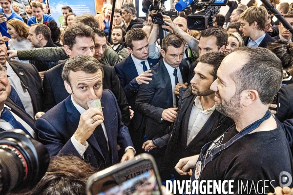 Emmanuel Macron au Salon de l Agriculture 2020