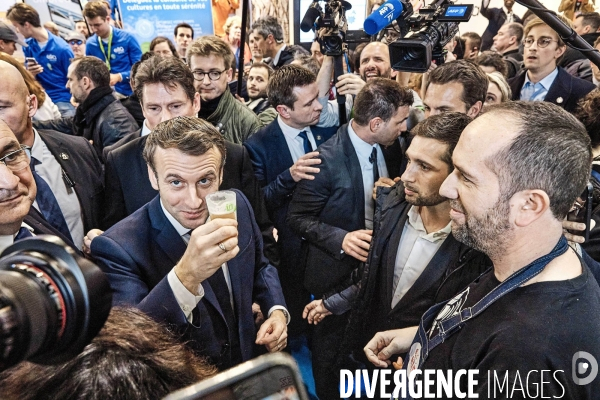 Emmanuel Macron au Salon de l Agriculture 2020