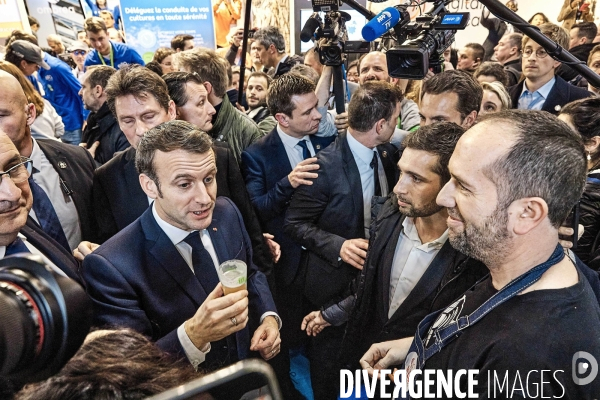 Emmanuel Macron au Salon de l Agriculture 2020