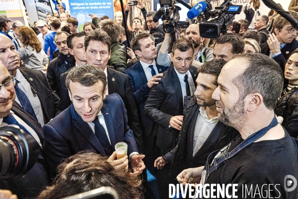 Emmanuel Macron au Salon de l Agriculture 2020