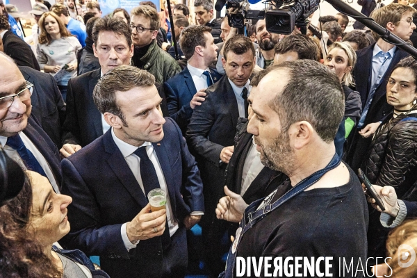 Emmanuel Macron au Salon de l Agriculture 2020