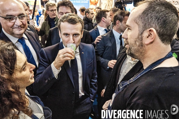 Emmanuel Macron au Salon de l Agriculture 2020