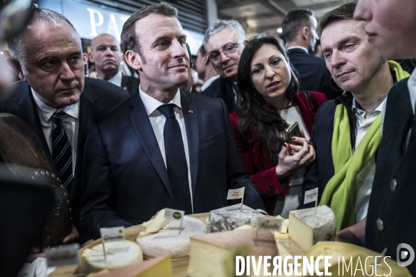 Emmanuel Macron au salon de l agriculture.