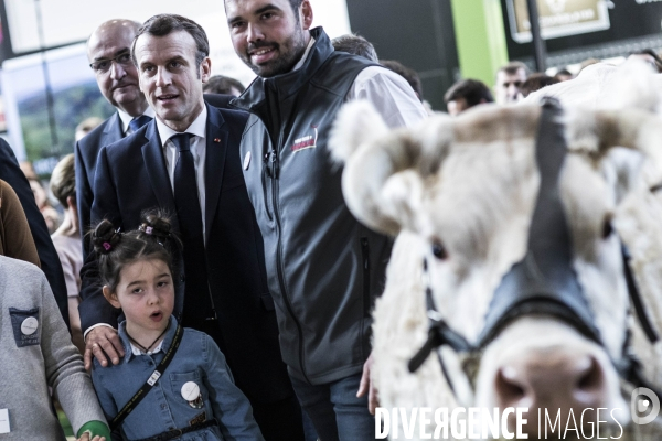 Emmanuel Macron au salon de l agriculture.