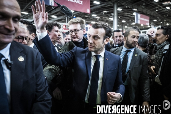 Emmanuel Macron au salon de l agriculture.