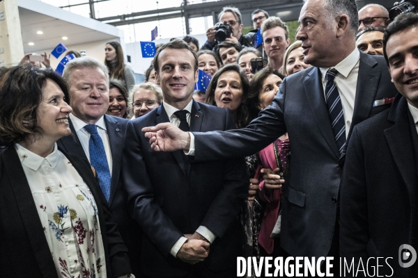 Emmanuel Macron au salon de l agriculture.