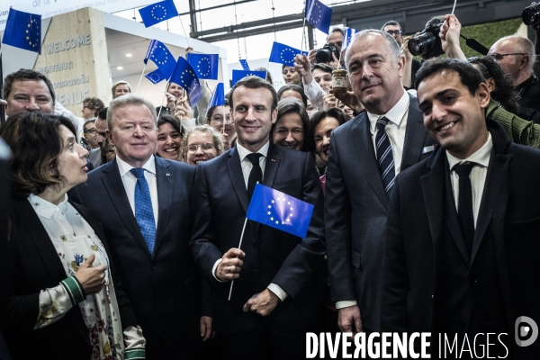 Emmanuel Macron au salon de l agriculture.