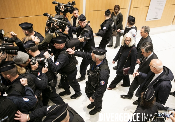 1er jour du procès de Fillon.