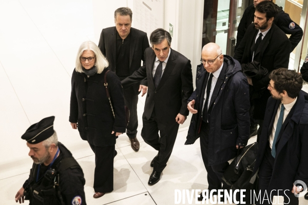 1er jour du procès de Fillon.