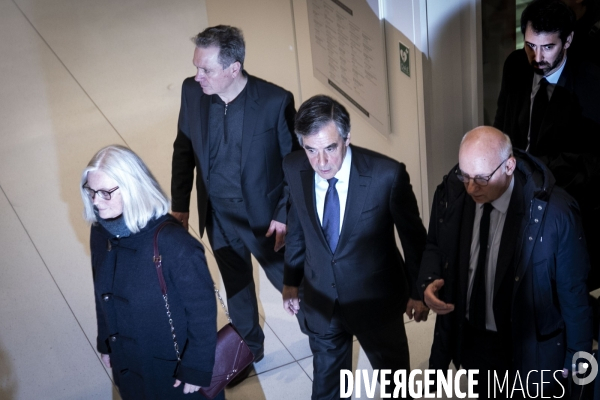 1er jour du procès de Fillon.