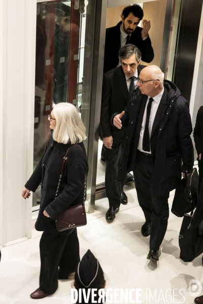 1er jour du procès de Fillon.