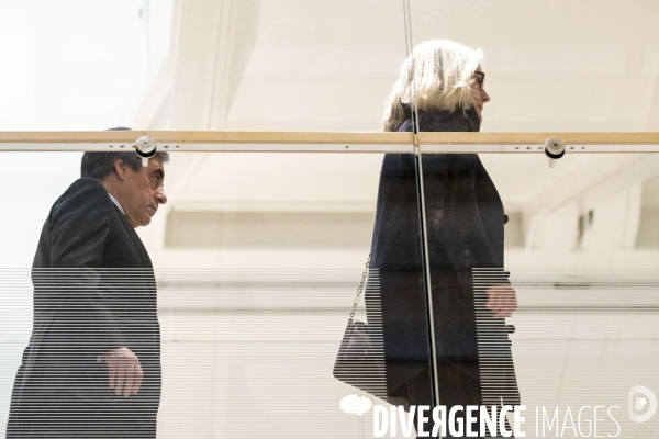 1er jour du procès de Fillon.