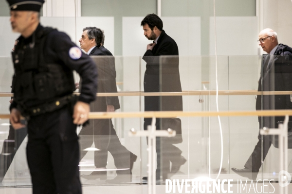 1er jour du procès de Fillon.