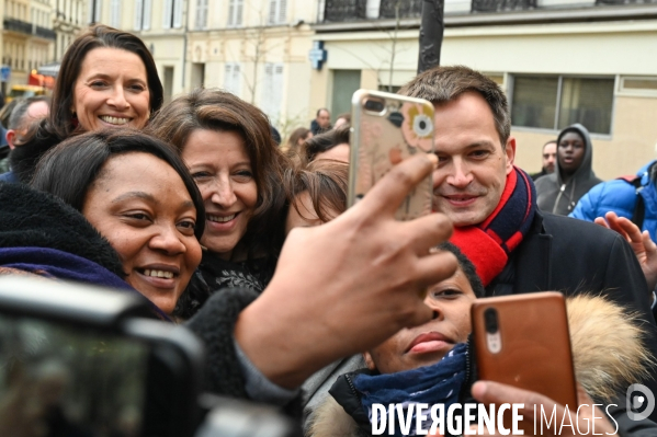 Agnès Buzyn. En campagne pour les élections municipales