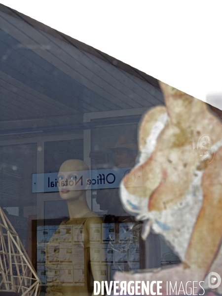 Illustration marché Immobilier,Normandie