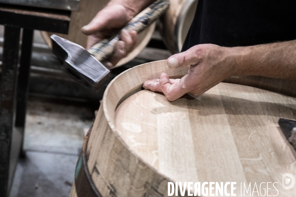 Apprentissage à la tonnellerie Seguin Moreau