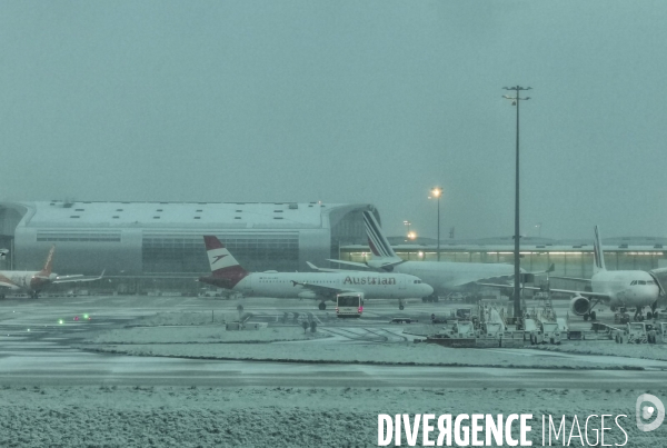 Premiere neige a roissy