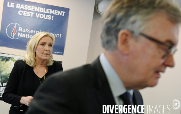 Conférence de presse de Marine Le Pen pour présenter le livre blanc sur la sécurité