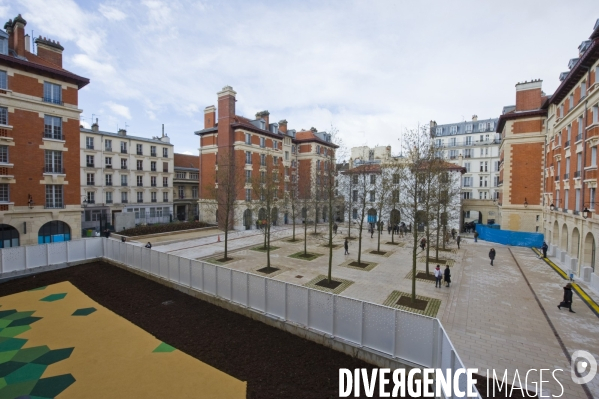 La caserne des Minimes, ancienne gendarmerie transformée en un ensemble immobilier.