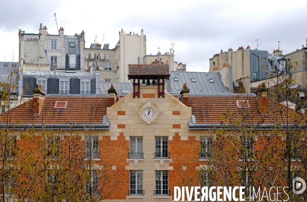 La caserne des Minimes, ancienne gendarmerie transformée en un ensemble immobilier.