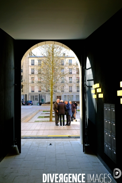 La caserne des Minimes, ancienne gendarmerie transformée en un ensemble immobilier.