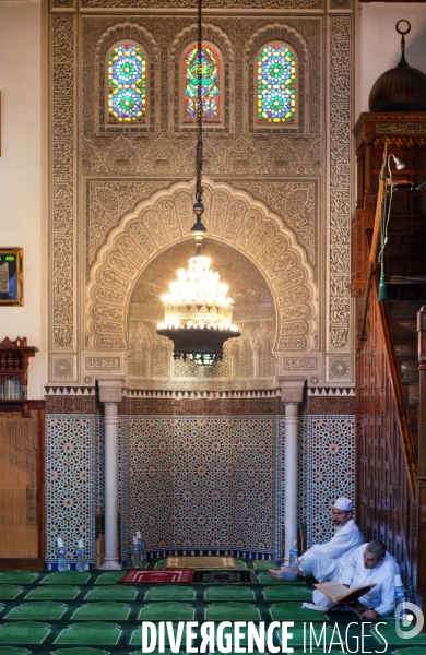 Le mihrab de la mosquée de Paris