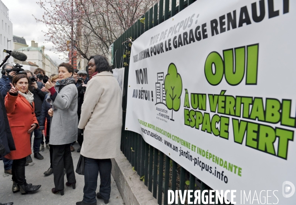 Elections municipales / Agnes Buzyn en campagne dans le 12ème arrondissement