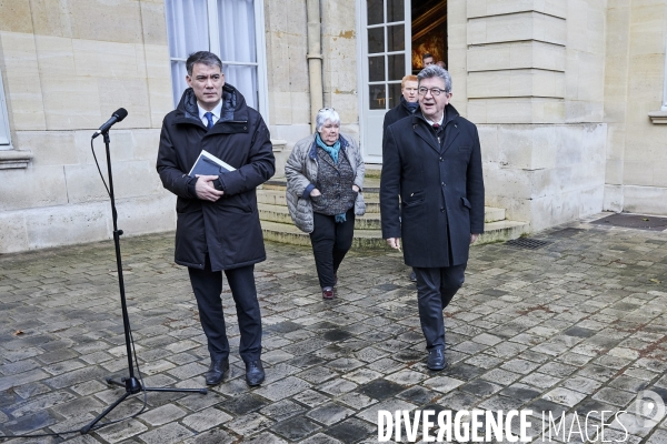 Edouard PHILIPPE, Premier ministre, réunit les differents partenaires politiques pour une réunion sur le Covid-19