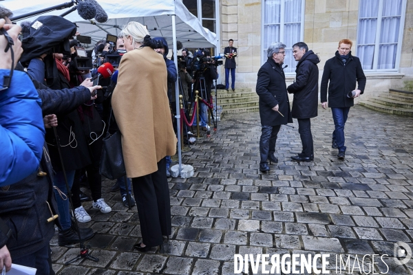 Edouard PHILIPPE, Premier ministre, réunit les differents partenaires politiques pour une réunion sur le Covid-19