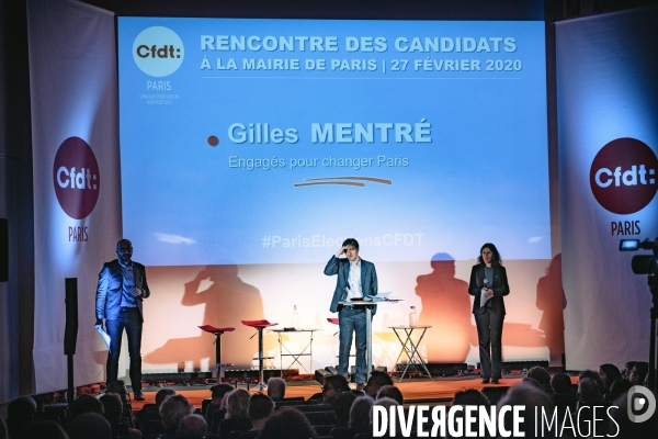 Rencontre avec les candidats à la mairie de Paris