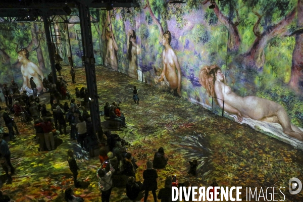 Monet, renoir, chagall a l atelier des lumieres
