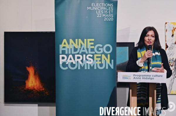 Elections municipales / Anne Hidalgo présente son programme culture et patrimoine