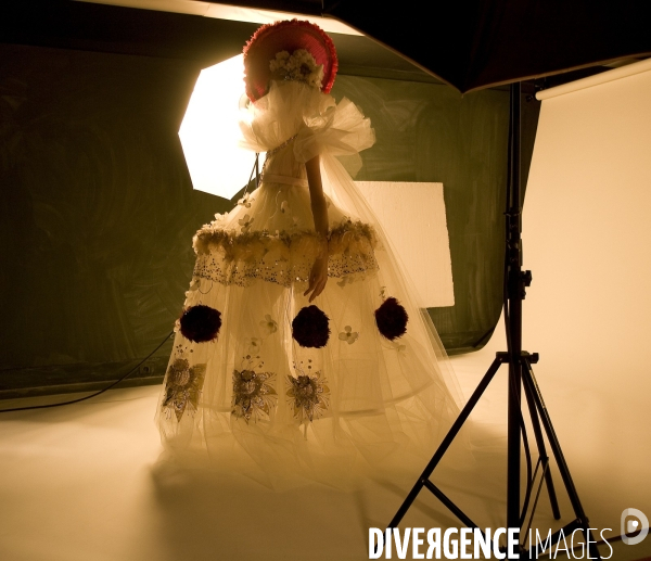 Défilé Haute couture pour l été 2008 de la maison Christian Lacroix