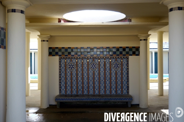 Illustration Deauville ( plage-planches )
