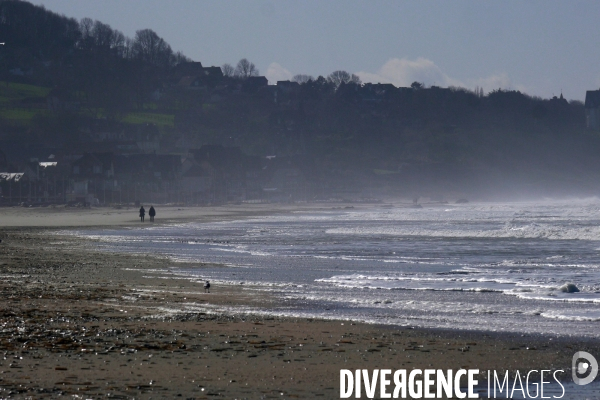 Illustration Deauville ( plage-planches )