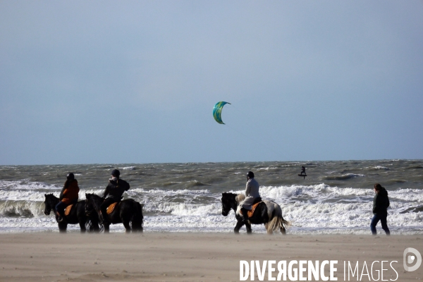 Illustration Deauville ( plage-planches )