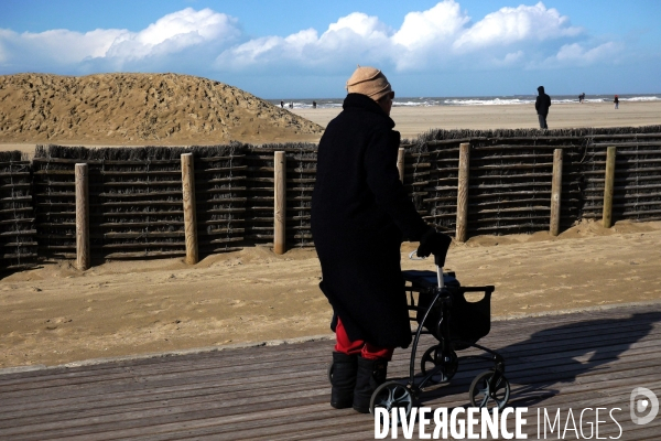 Illustration Deauville ( plage-planches )