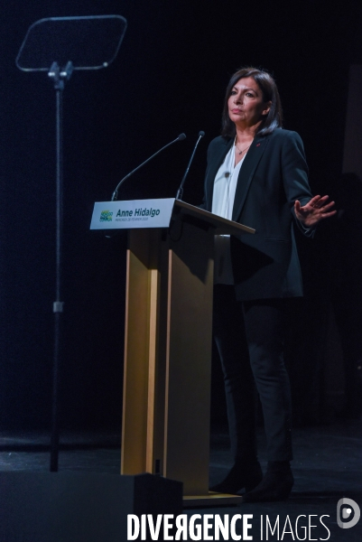 Anne Hidalgo. Réunion publique. Elections municipales.