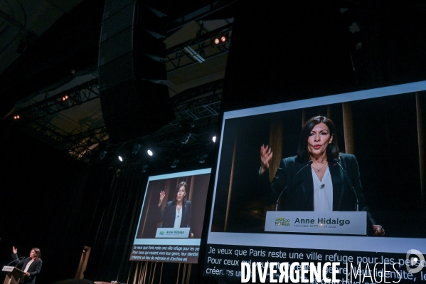 Anne Hidalgo. Réunion publique. Elections municipales.