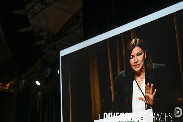 Anne Hidalgo. Réunion publique. Elections municipales.