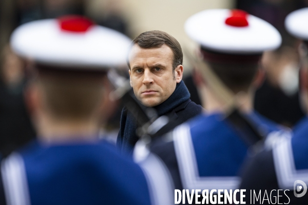 Hommage national à Jean DANIEL aux Invalides.