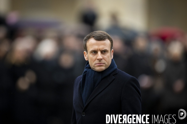 Hommage national à Jean DANIEL aux Invalides.