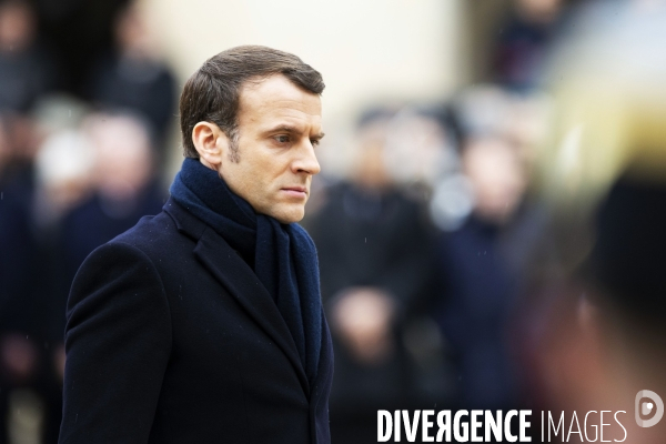 Hommage national à Jean DANIEL aux Invalides.